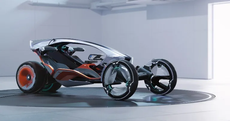 Концепція R RYZR від SAIC Design: гібридний мотоцикл і автомобіль одночасно