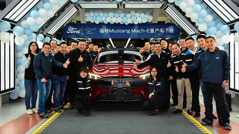 Ford почав виробництво Mustang Mach-E з батареями BYD в Китаї