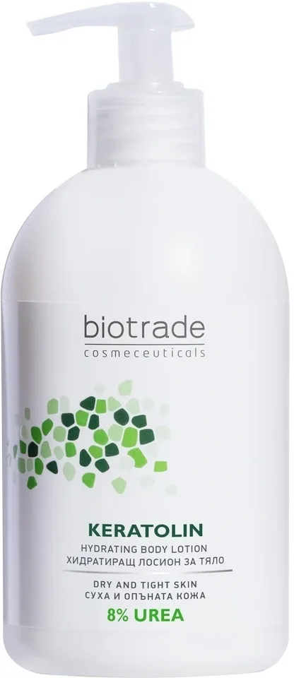 Увлажняющий лосьон с 8% мочевины Keratolin Body Hydrating Lotion, Biotrade