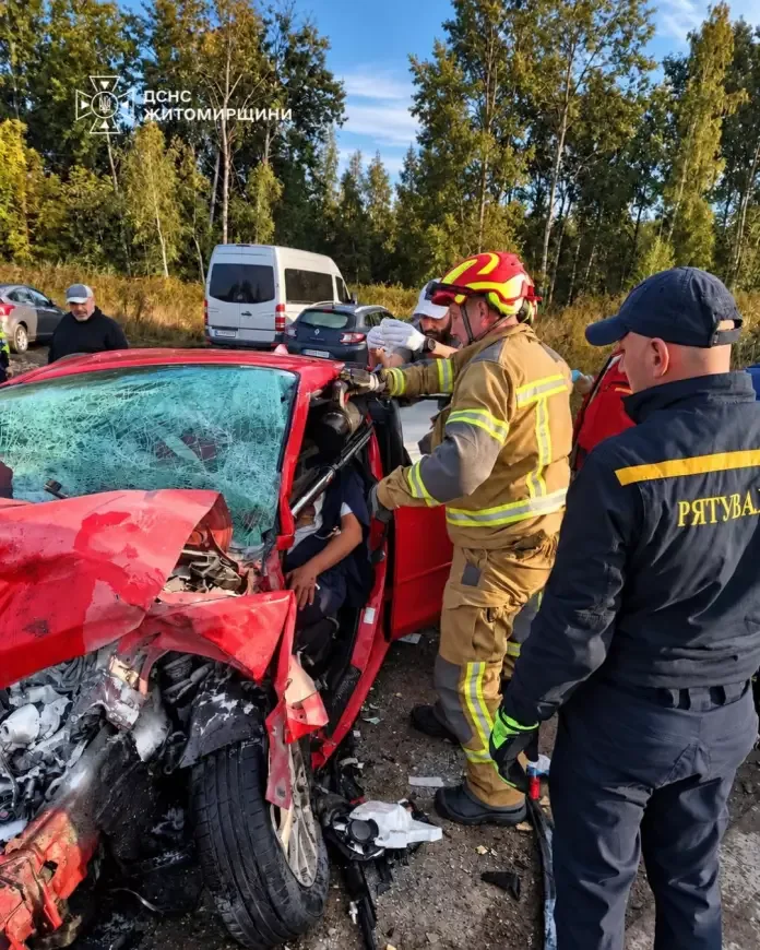 Загальний план місця дорожньо-транспортної пригоди