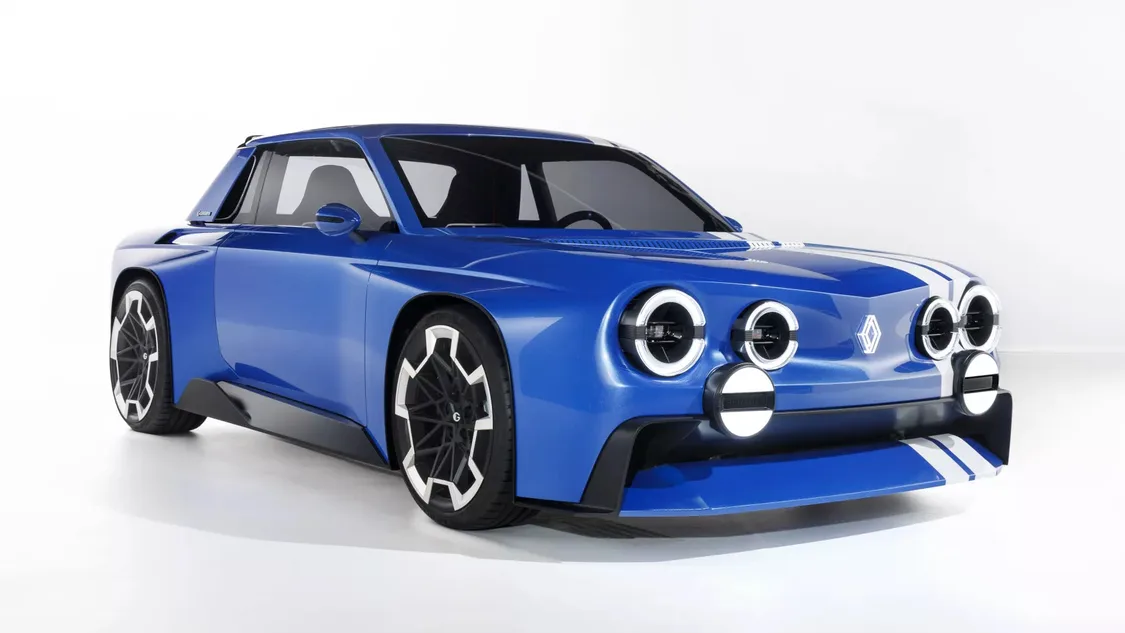 Renault возродила модель 8 Gordini в виде электрического концепт-кара мощностью 270 к.с.