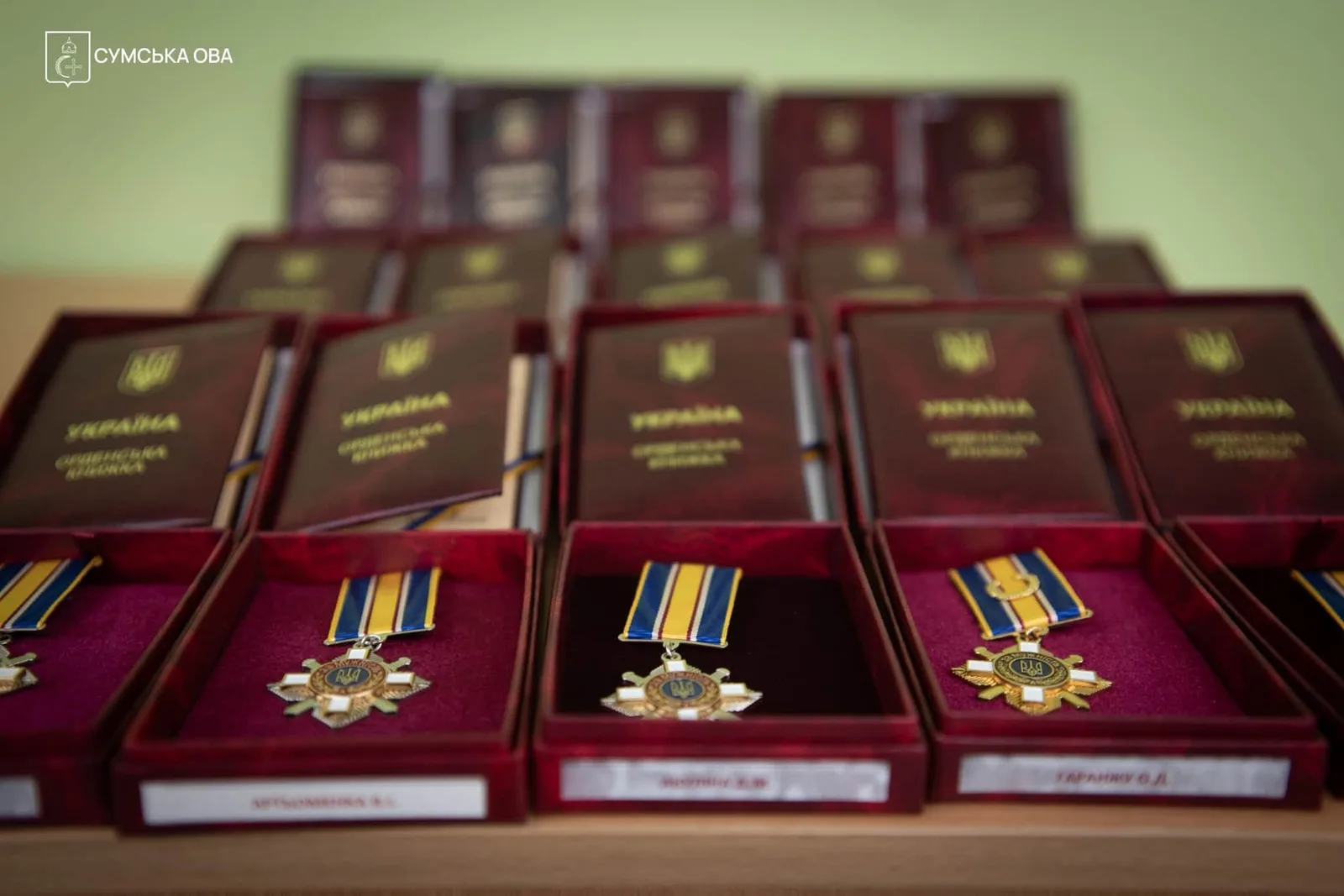 Родинам 15 полеглих захисників із Шосткинського району вручили державні нагороди