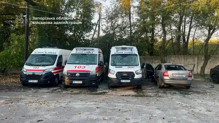 Последствия атаки на Запорожье 25 сентября