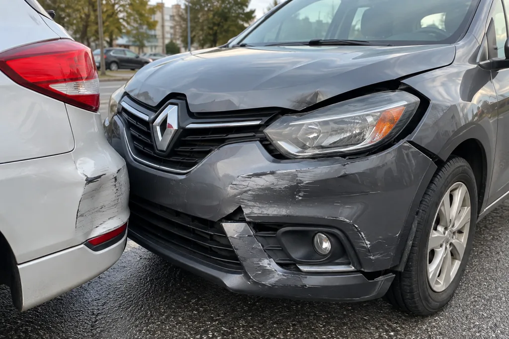 Легке ДТП на Renault: як зібрати кузовні деталі з розборки