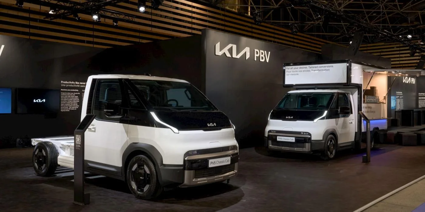 Kia показала электрический PV5 в универсальной версии Chassis Cab
