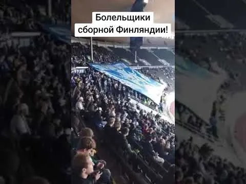 Финские фанаты поддержали Украину на матче Лиги наций