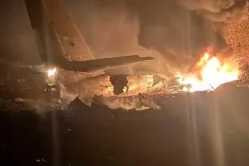 У Росії розбився військовий літак, шестеро членів екіпажу загинули - ЗМІ