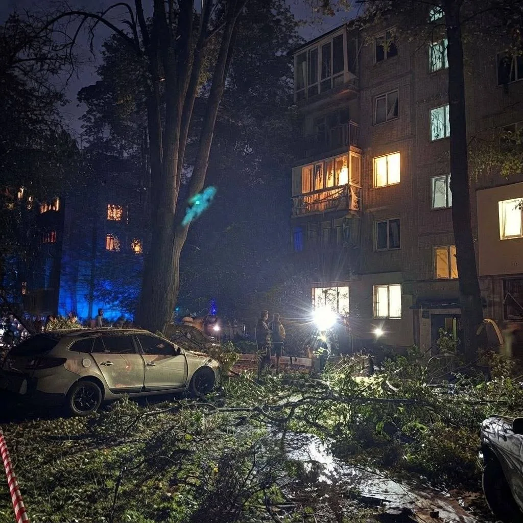 Відрадний. В мережі публікують світлину з місця падіння ворожого БпЛА поруч із будинком