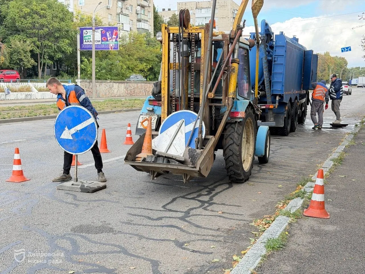 «У Дніпрі під час негоди 23 вересня великих підтоплень не зафіксовано. На проблемних ділянках заздалегідь були виставлені чергові бригади, які могли оперативно реагувати», — представник мерії - 24.09.2026