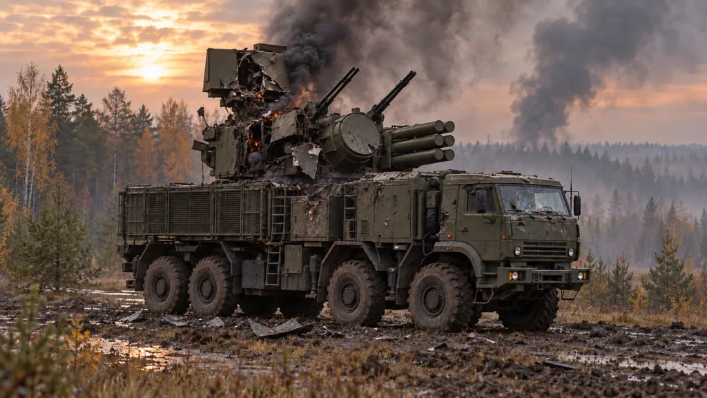 На прикордонні неподалік Чернігівщини ЗСУ уразили російський «Панцирь-С2»