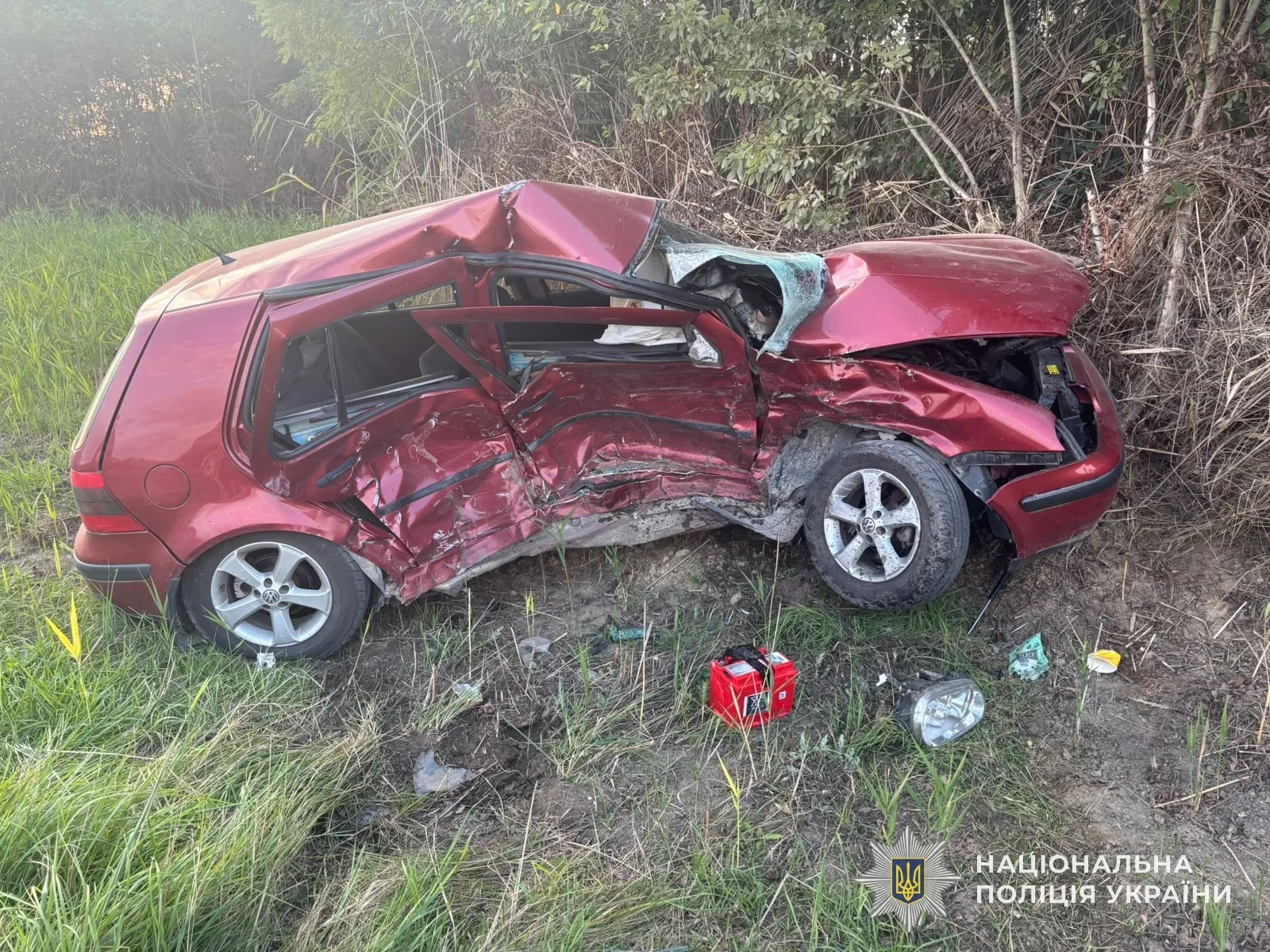 Загинув водій автомобіля Volkswagen Golf. Зіткнення біля Городка