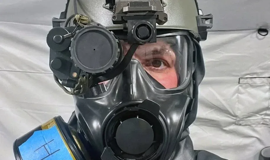 ПНБ — просто поверх протигаза: у 704-й показали Avon C50 у бойовій конфігурації 