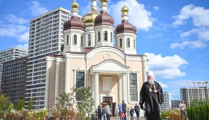 У Києві митрополит Епіфаній освятив храм святих Бориса і Гліба