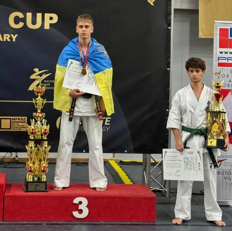 Тернополянин Тарас Якимець здобув бронзу Кубка світу з карате