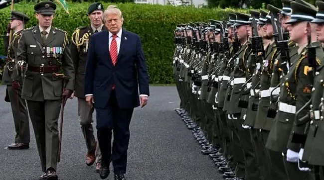 Трамп заявив, що хоче побачити об’єднану Ірландію, розпочинаючи візит, що поєднує дипломатію та гольф