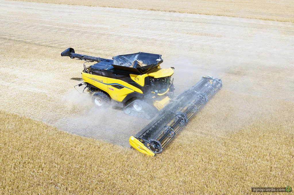 Як в комбайнах New Holland CR працює система Grain-Cam