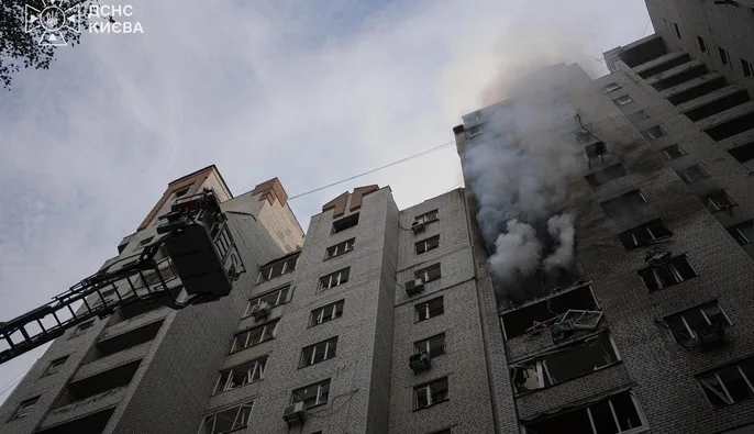 Кількість постраждалих через атаку РФ на Київ зросла до дев'яти