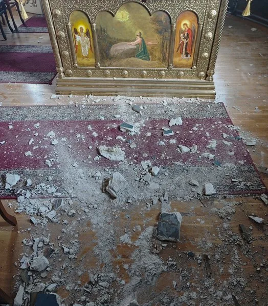 Хрестовоздвиженский храм подвергся обстрелу