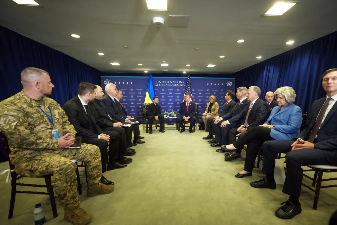 трамп і зеленський зустріч нью-йорк