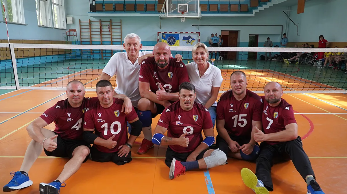 Ветерани з Тернопільщини посіли четверте місце на Чемпіонаті з волейболу сидячи