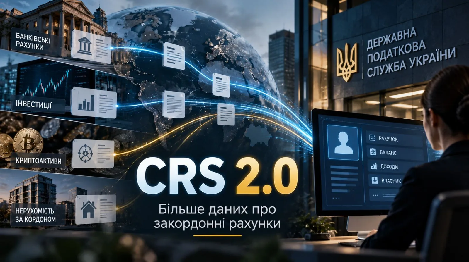 Що податкова знатиме про закордонні фінансові рахунки громадян: Україна розширює міжнародний обмін інформацією про фінансові рахунки