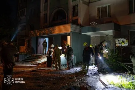 Киев, атака ВС РФ 28 сентября, ГСЧС