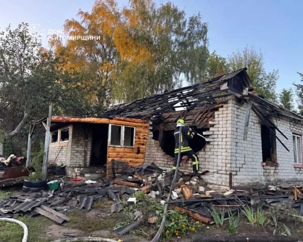 пожежі в житомирському районі