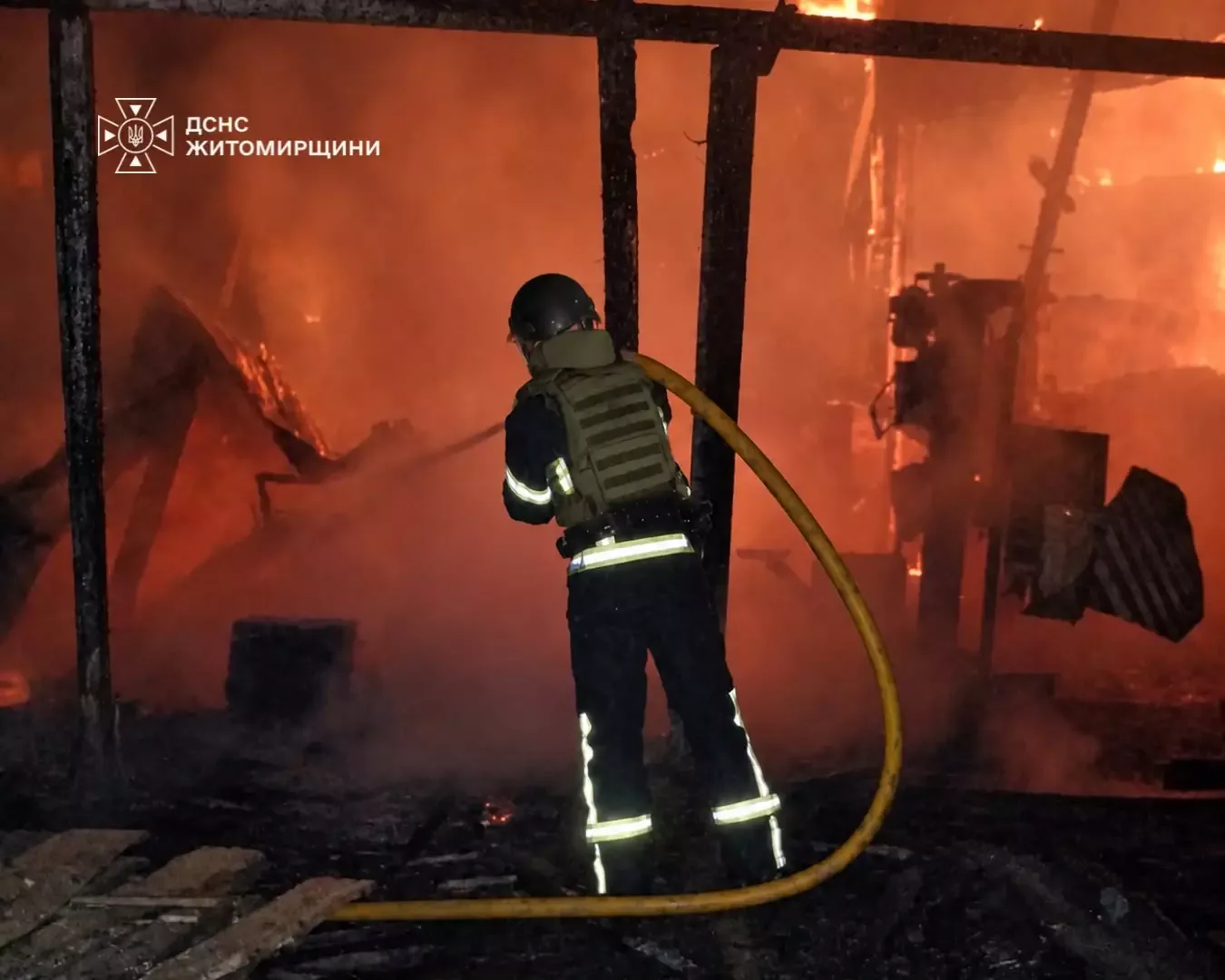 Пожежа на підприємстві Коростенщини