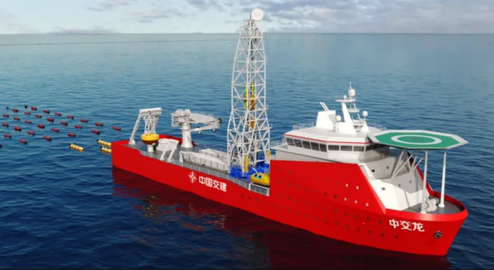 У Китаї спроєктували судно для буріння морського дна на глибині 5 кілометрів