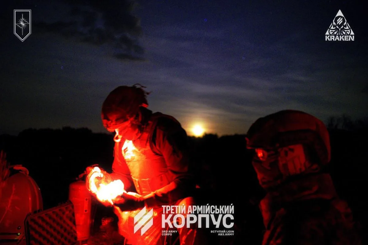 Робота військових 21 ОПБпС Кракен Третього армійського корпусу