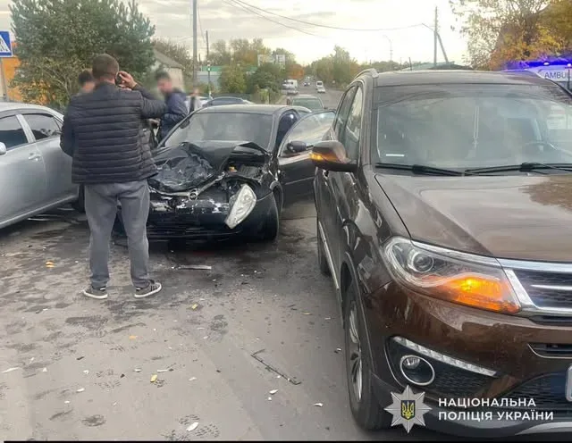 У Шептицькому внаслідок ДТП травмувалися троє пасажирів, серед них двоє дітей