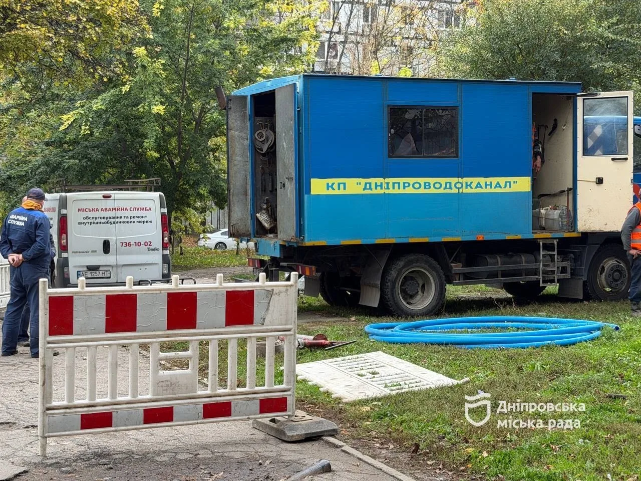 Дніпро підтримує надійність критичної інфраструктури: пошкодження водогонів і каналізації усувають 24/ 7 - 22.10.2026