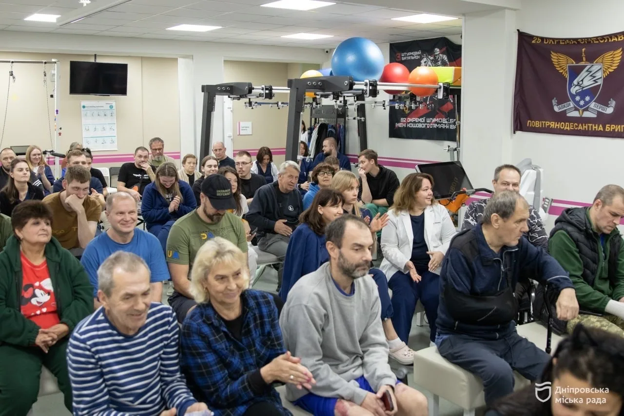 У Дніпрі для військових на реабілітації виступили скрипаль Назарій Пилатюк і композитор Усеїн Бекіров