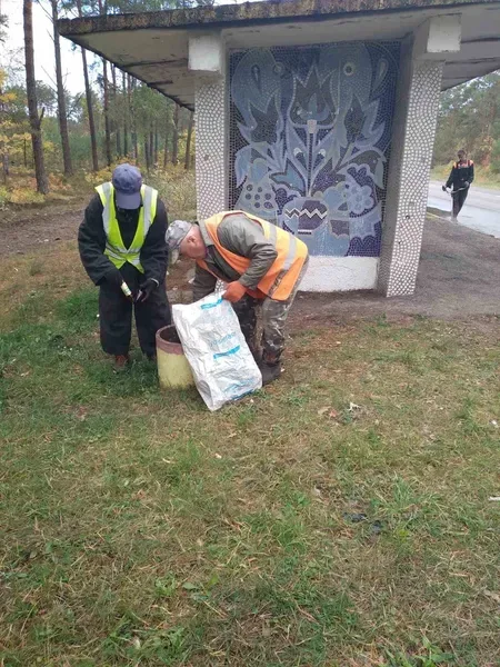 Сміття прибирають, павільйони ремонтують: на Волині впорядковують автобусні зупинки (фото)