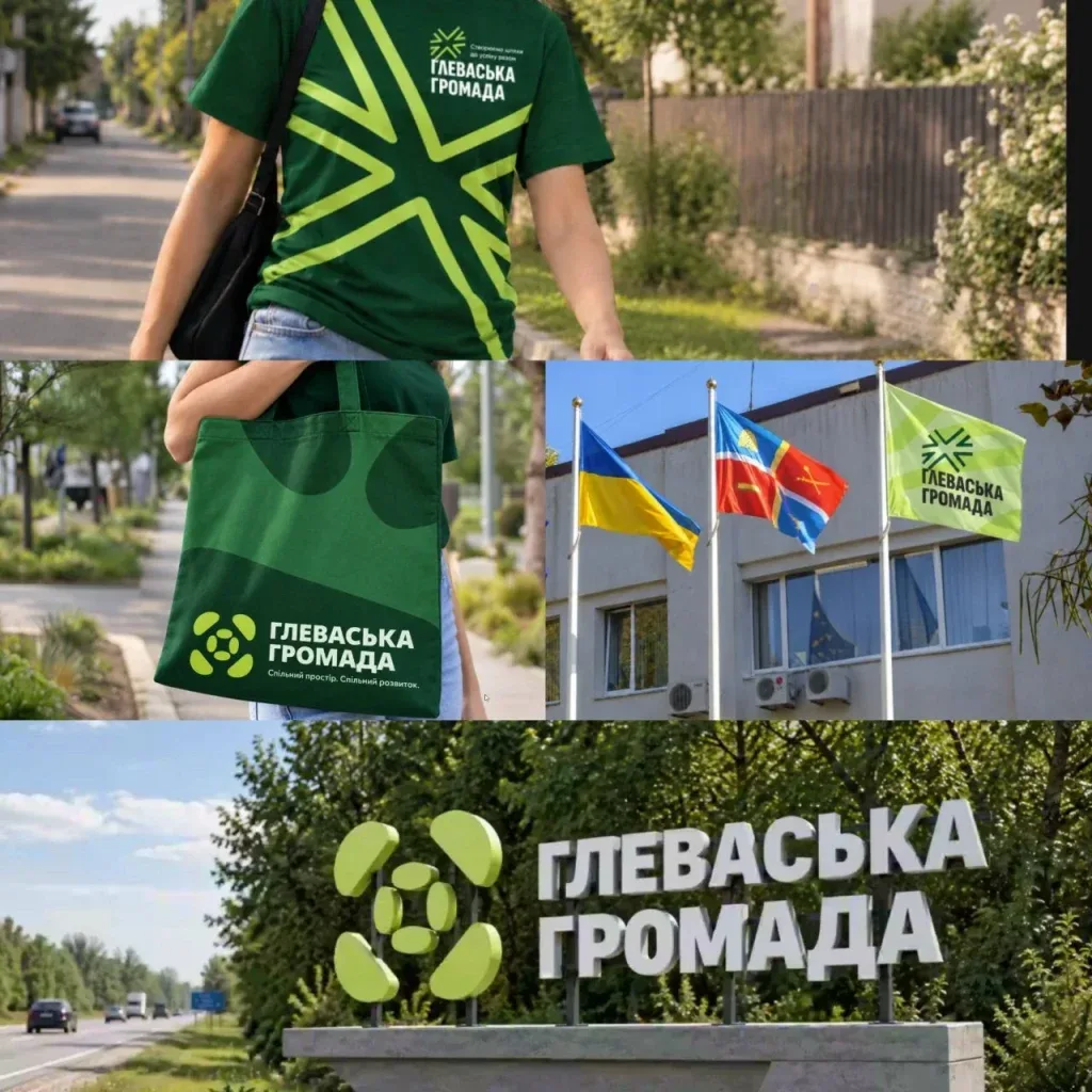 “Єдність” чи “Шляхи”: Жителям Глевахи показали варіанти логотипів громади