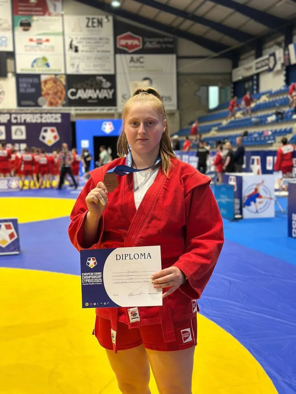 Самбістка з Івано-Франківщини виборола «бронзу» на чемпіонаті світу