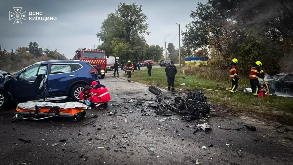 Смертельна ДТП на Вишгородщині: Зіткнулися два “легковика”, загинули двоє людей