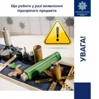 Нагадуємо, що робити у разі виявлення підозрілого предмету