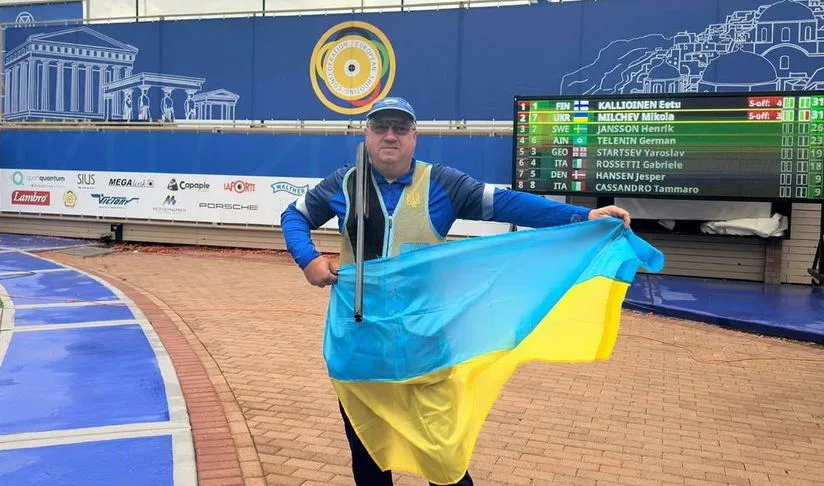 58-летний одессит завоевал серебро на чемпионате Европы по стендовой стрельбе