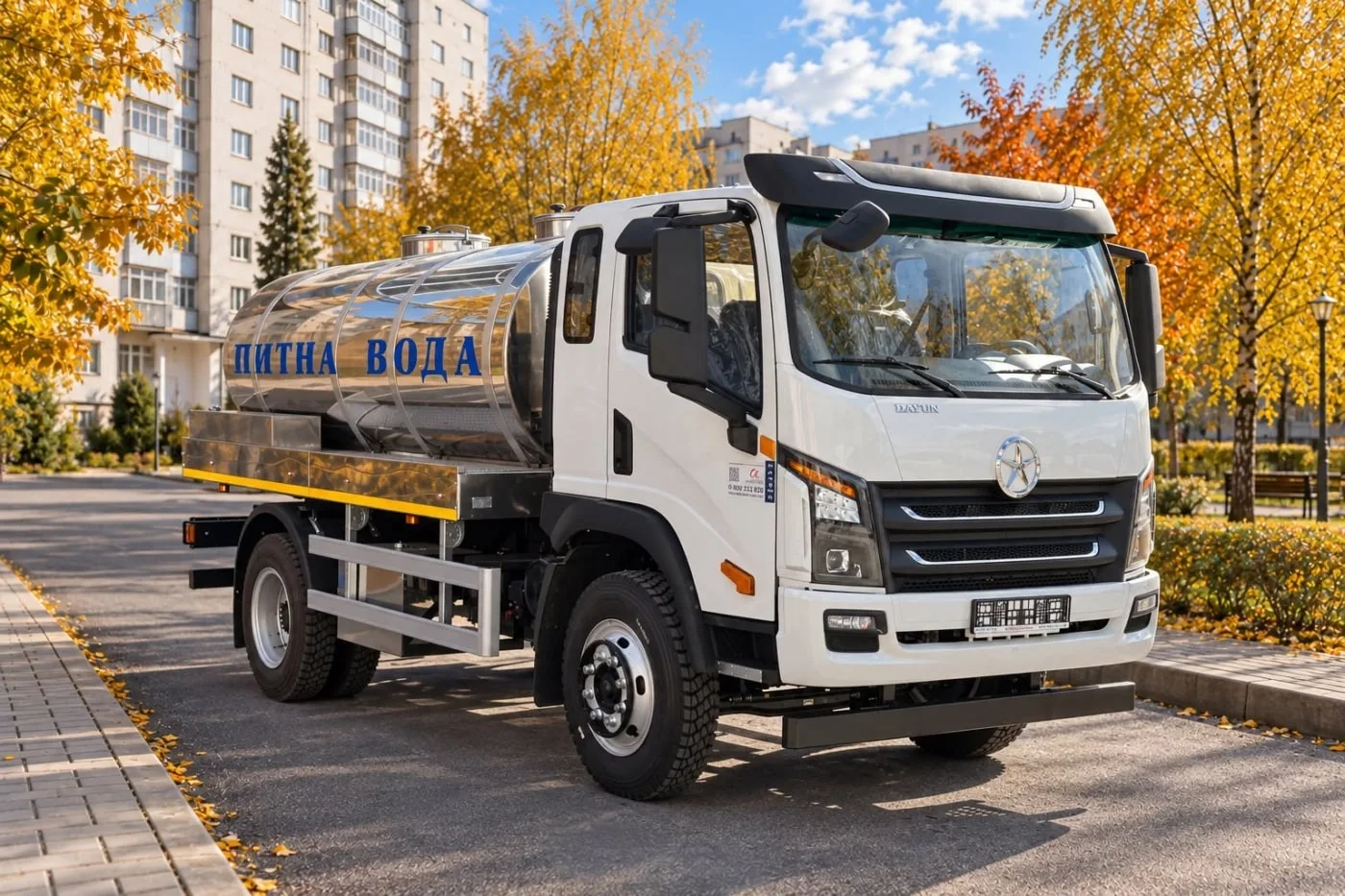 Українські комунальники отримали новий водовоз на базі DAYUN: особливості техніки
