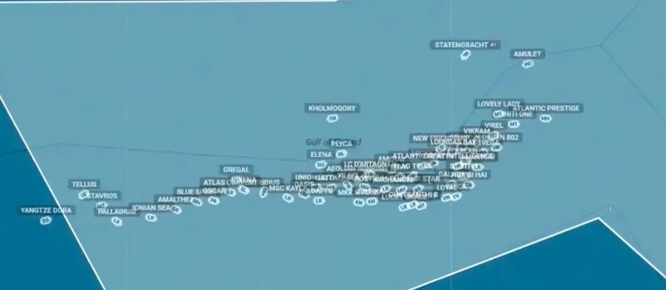 У Фінській затоці утворилася 60-кілометровий затор із танкерів та суден – ЗМІ