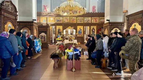 У Нововолинську попрощалися із 40-річним захисником Миколою Клецем (фото)