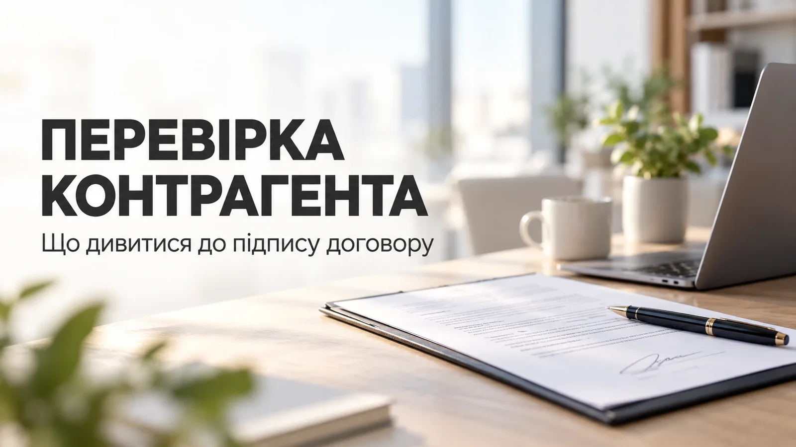 Перевірка контрагента при укладенні договору: Чеклист для бізнесу