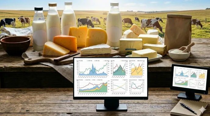 Ціни на біржові молочні продукти рухаються різноспрямовано