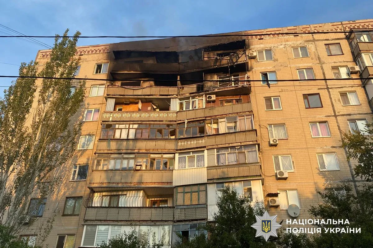 Пошкоджений будинок після російської атаки у Веселій Горі