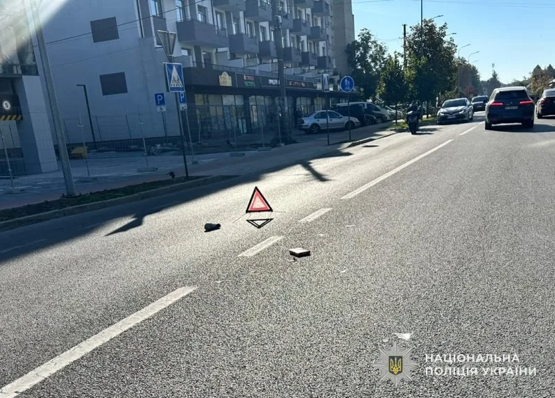 На Львівщині автомобіль BMW здійснив наїзд на 12-річну дівчинку