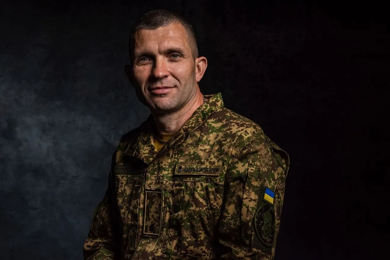 Нацгвардієць Микола Головний. Фото з архіву сімʼї