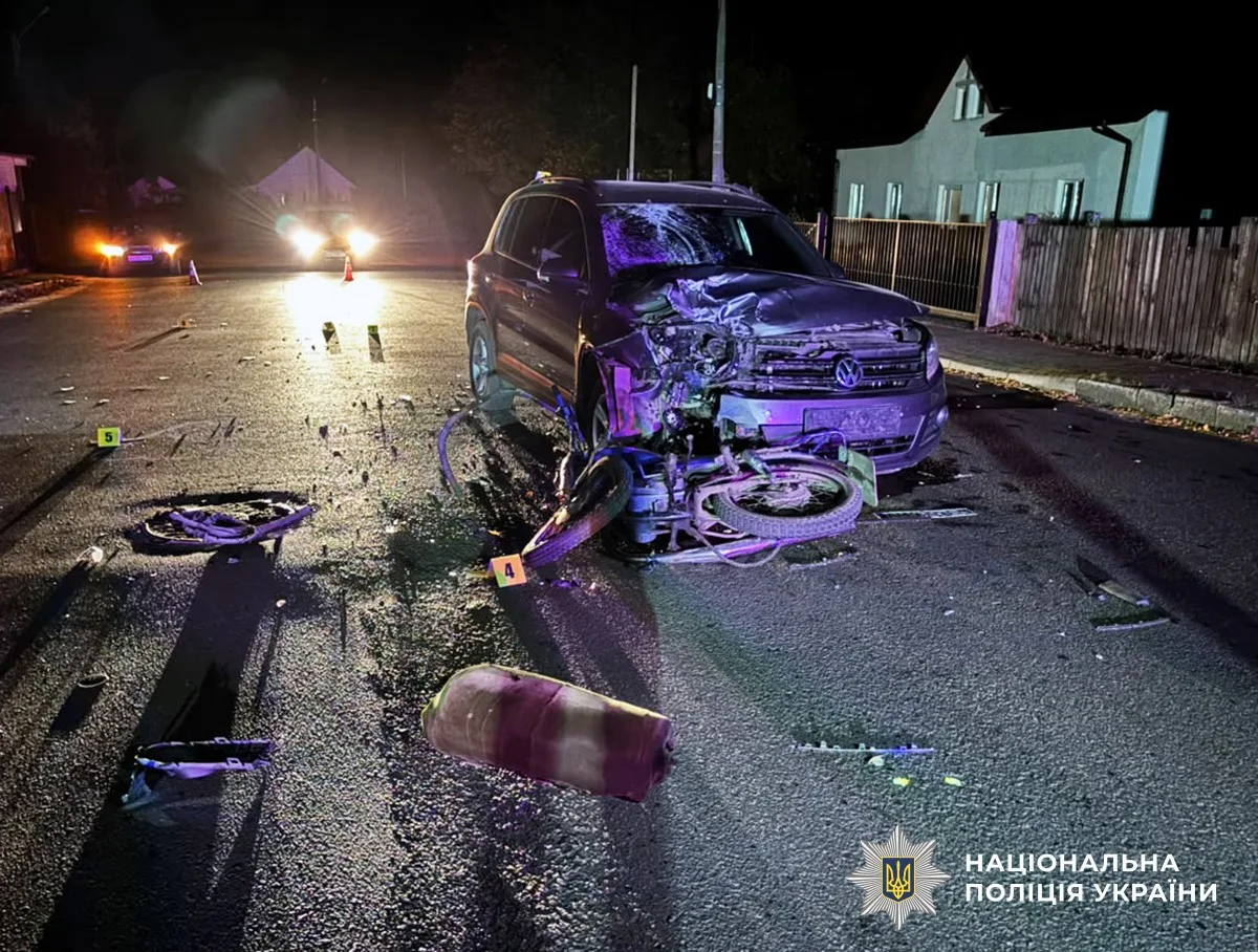 Зіткнення Volkswagen Tiguan з Мінськом в Олевську стало летальним