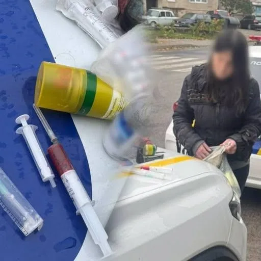 У Тернополі зупинили перехожу, яка мала при собі заборонені речовини