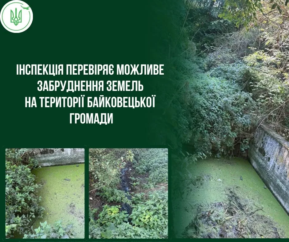 На Тернопільщині виявили два витоки стічних вод: ґрунт перевіряють на забруднення
